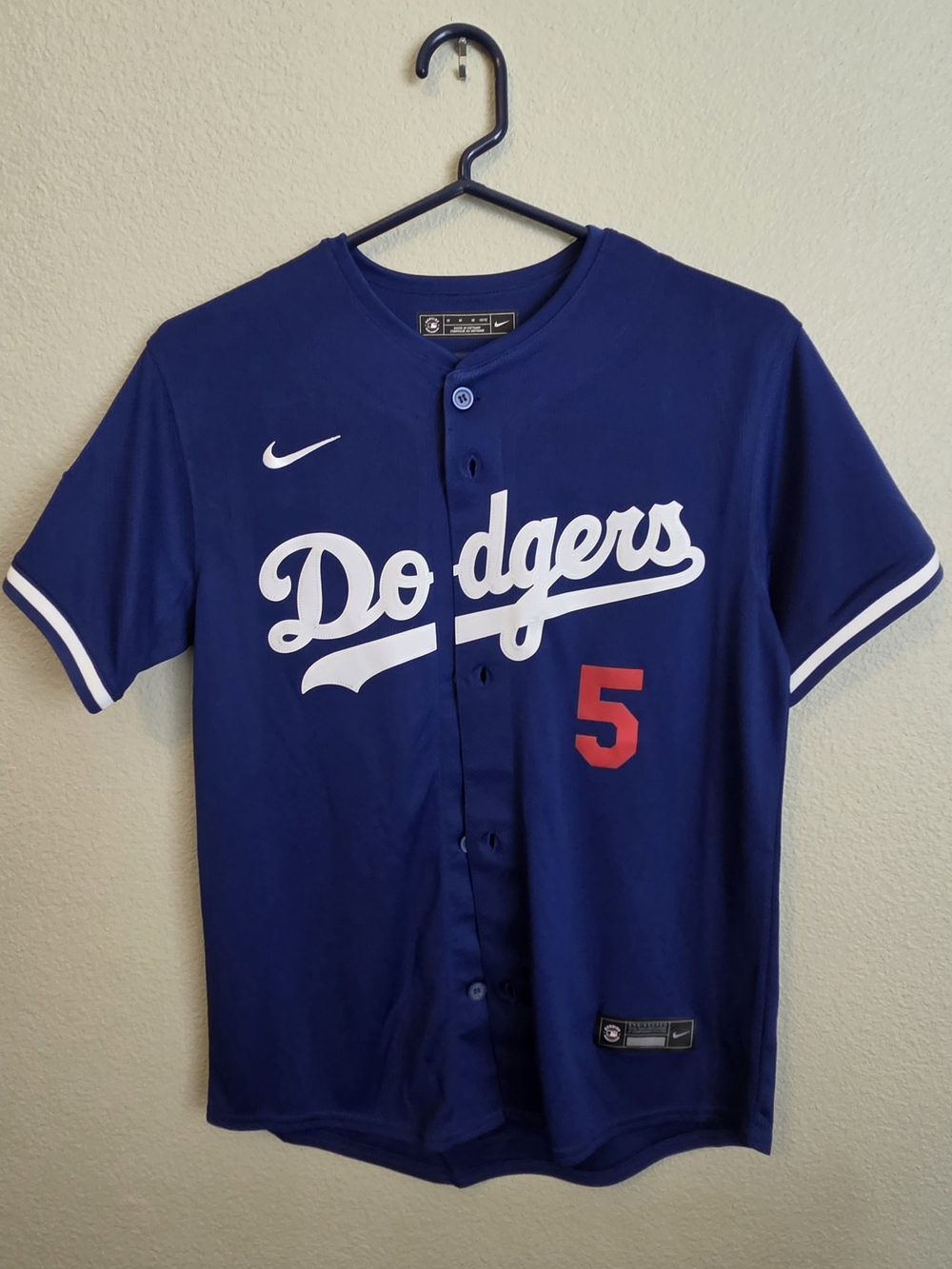 Nike - MLB - Los Angeles Dodgers - Genuine Merchandise - Alt Jersey - Youth: M